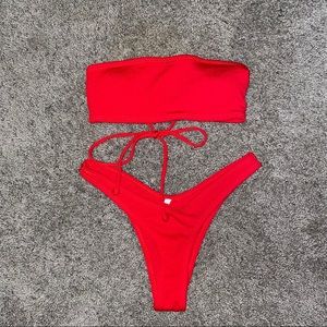 SOLD! Bandeau bikini set
